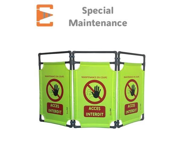 Barrière Paravent de Maintenance Hauteur 1M