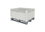 Caisse palette plastique démontable pleine 1200 x 1000