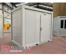 Bungalow WC douche combiné SN-23 | 8,8x4,7ft | Conteneur Sanitaire | MODULE-T