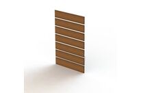 Cache poubelle modulable en compact stratifié Teck