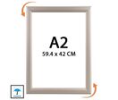 Cadre Affichage Etanche CLIC-CLAC Mural A2 (59.4 x 42 cm)