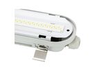 Réglette LED Étanche 150cm 80W 180lm/W IP66 DALI-2 - Blanc Neutre 4000K - 5500K
