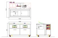 Nettoyeur ultrasons industriel 2 cuves - 60 litres avec filtration - fonctionnement 24/7 MW Tools UCI0602F