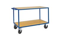 Kongamek - Servante à plateaux bois - 2 plateaux 1080x680 mm - Charge 500 kg - Éco-responsable