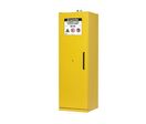 Justrite - Armoire Sécurité Inflammables 90 min - 60x207cm Jaune - 3 Tablettes - 20L Rétention