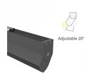Spot LED sur Rail Linéaire Triphasé 60cm 30W Noir Garantie 5 ans - Blanc Neutre 4000K - 5500K