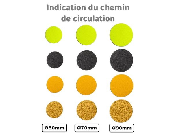 Lot de 50 Pastilles Antidérapantes