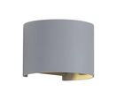 Applique Murale LED 6W IP54 Forme Arrondie - Blanc Neutre 4000K - 5500K / Gris