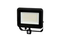 Projecteur LED 100W 120° IP65 avec Détecteur de Mouvement - Blanc Neutre 4000K - 5500K