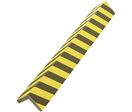 Mottez - Mousse de protection d'angle XXL - 120 cm Noir/Jaune - Polyéthylène Épais - Sécurité Renforcée