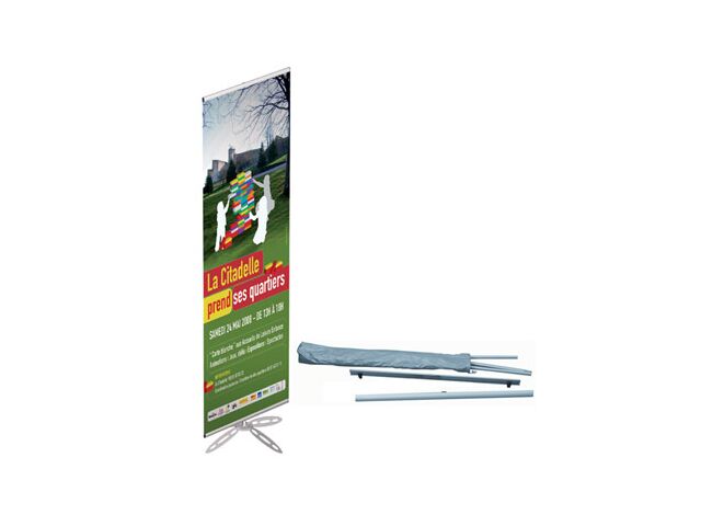 VISU-STAND TELESCOPIQUE L.60 x H.200 cm
