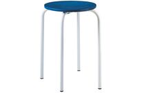 Tabouret 4 Pieds Assise Bois Ass H Min:50 Cm Ass H Max:50 Cm