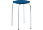 Tabouret 4 Pieds Assise Bois Ass H Min:50 Cm Ass H Max:50 Cm