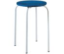 Tabouret 4 Pieds Assise Bois Ass H Min:50 Cm Ass H Max:50 Cm
