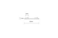 Projecteur Linéaire LED 30cm 10W pour Rail Magnétique M05 48V - Blanc Chaud 2300K - 3500K