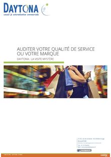 Livre blanc : Auditer votre qualité de service ou de marque