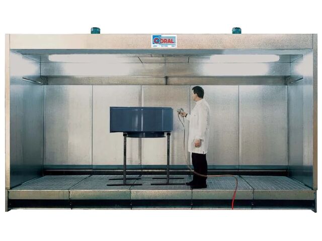 Cabines pour peinture à voile d'eau ZINCOVELO | ZPG