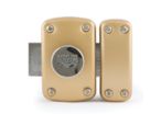  Verrou B5 bouton / cylindre 35mm 3 clés + gabarit de pose - IFAM - 26350             
