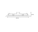 Spot LED Rond 24W Ø225mm Température Variable Dimmable