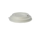 Couvercle dôme blanc fibre moulée ⌀67mm pour Gobelet 4oz (x1000) Firplast