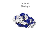 Chaîne de Signalisation Bleu/Blanc Ø 8mm 25M maillons courts