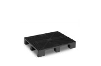 Palette plastique 1200x1000 industrielle ajourée monobloc