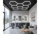 Kit 8 éclairages LED Hexagonal 227,5W - 100lm/W - Blanc Neutre 4000K - 5500K