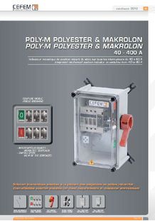 Coffrets de sécurité POLY-M POLYESTER & MAKROLON