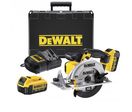 Scie Circuaire 18V Li-Ion XR 2 x 4.0Ah / DEWALT DCS391M2