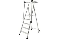 Tubesca-Comabi - Escabeau Haute Sécurité Magnum 3 - 5 Marches Aluminium - 150 kg - Hauteur d&amp;#039;accès 3.20m