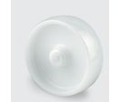 Roue polyamide blanc 200 à 600 kg, moyeu lisse