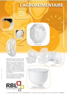 Solutions plastiques sur-mesure pour le secteur agroalimentaire