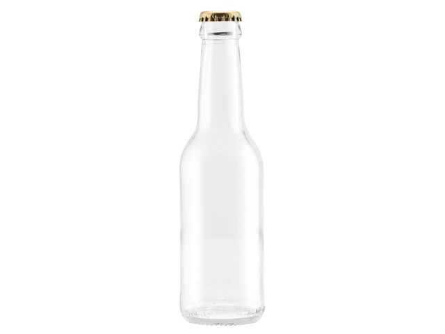 Bouteille Long Neck en verre blanc 25 cl (nu) | ID LABO