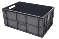 Bac de stockage et de manutention | Bac gerbable Europe 60 L gris en polypropylène RS PRO