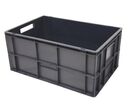 Bac de stockage et de manutention | Bac gerbable Europe 60 L gris en polypropylène RS PRO