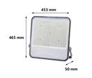 Projecteur LED Extérieur 500W IP65 120 lm/W Gris - Blanc Froid 6000K - 8000K