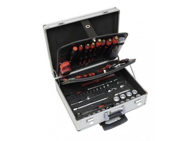Valise Aluminium Trolley 128 outils