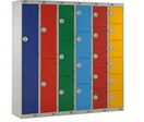 Casiers métalliques à 6 portes