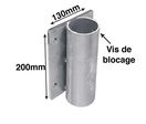 Douilles de fixation murale pour barrière de quai Ø 60 mm