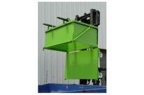 Benne à fond ouvrant sur roulettes