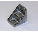 Equerre de fixation profilés 8 mm - avec trou de fixation