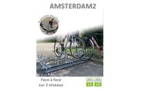 Range Vélos 6, 8, 10 et 20 places sur 2 Niveaux avec Arceau Antivol