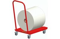 Chariot porte-bobine à roues directionnelles