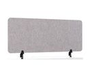 Smit Visual - Cloison Acoustique Gris Clair - 160 cm Largeur - 60 cm Hauteur - Isolation Sonore