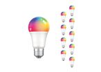Pack de  10 - Ampoule LED Connectée Wifi E27 4.5W G45 RGBW