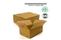 Caisse Carton Simple Cannelure 30 à 40 cm