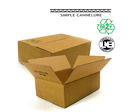 Caisse Carton Simple Cannelure 30 à 40 cm