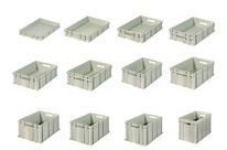 Bacs gerbables version pleine - Normes Europe 600×400 mm