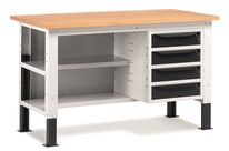 Etabli métal Fortis n°2 L.1500 mm