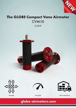 CVM10 : Moteur pneumatique compact 